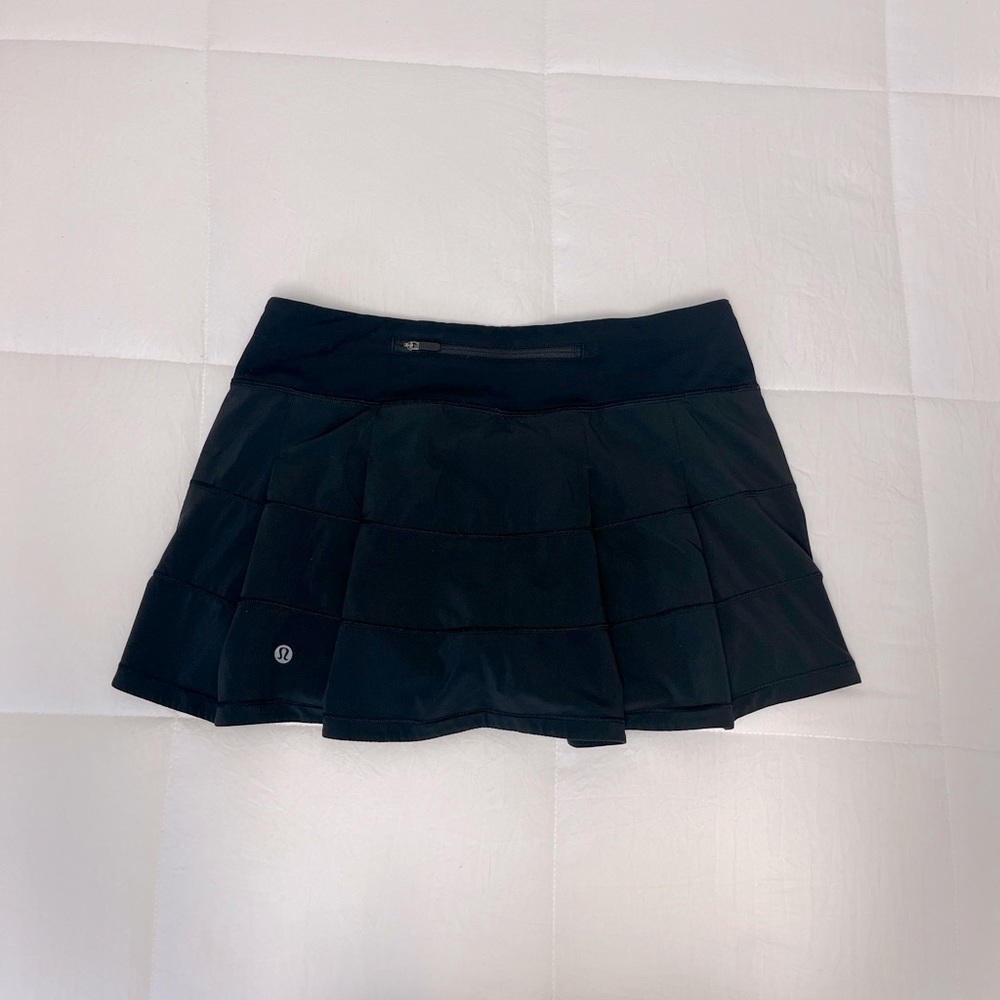 lululemon Pace Rival Black Skirt